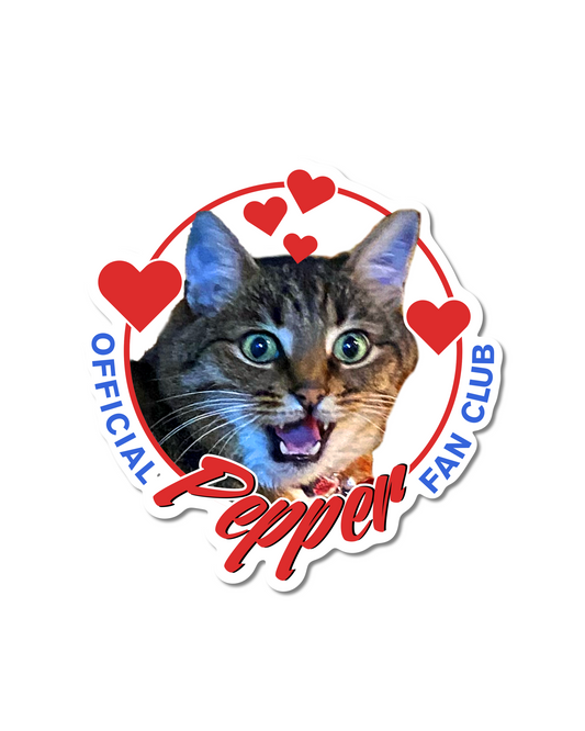 Official Pepper Fan Club Stickers