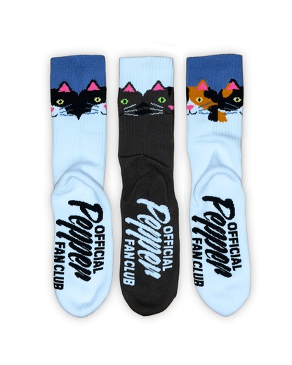 'Feline Faces' Socks Collection v2