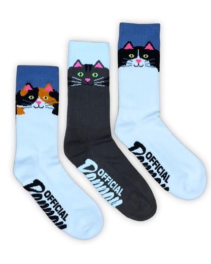 'Feline Faces' Socks Collection v2