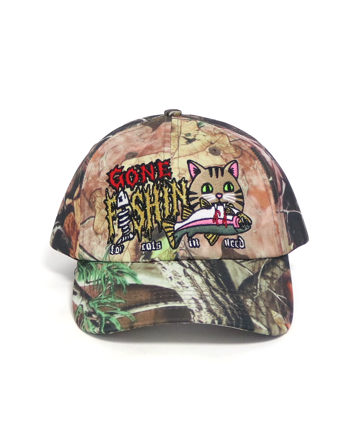 'Gone Fishin' Camo Dad Hat