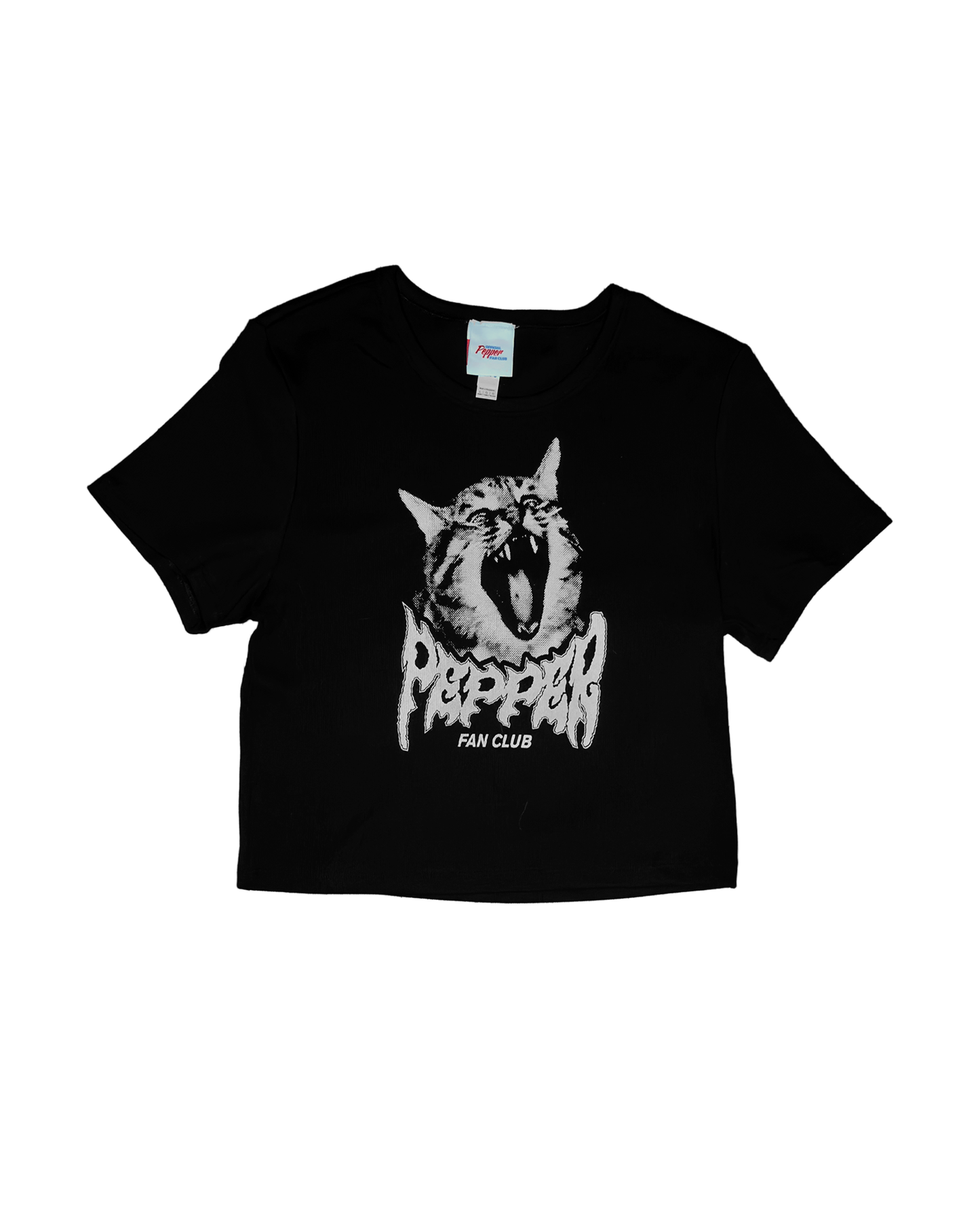 'Tired Old Man' Women's Cropped Baby Tee
