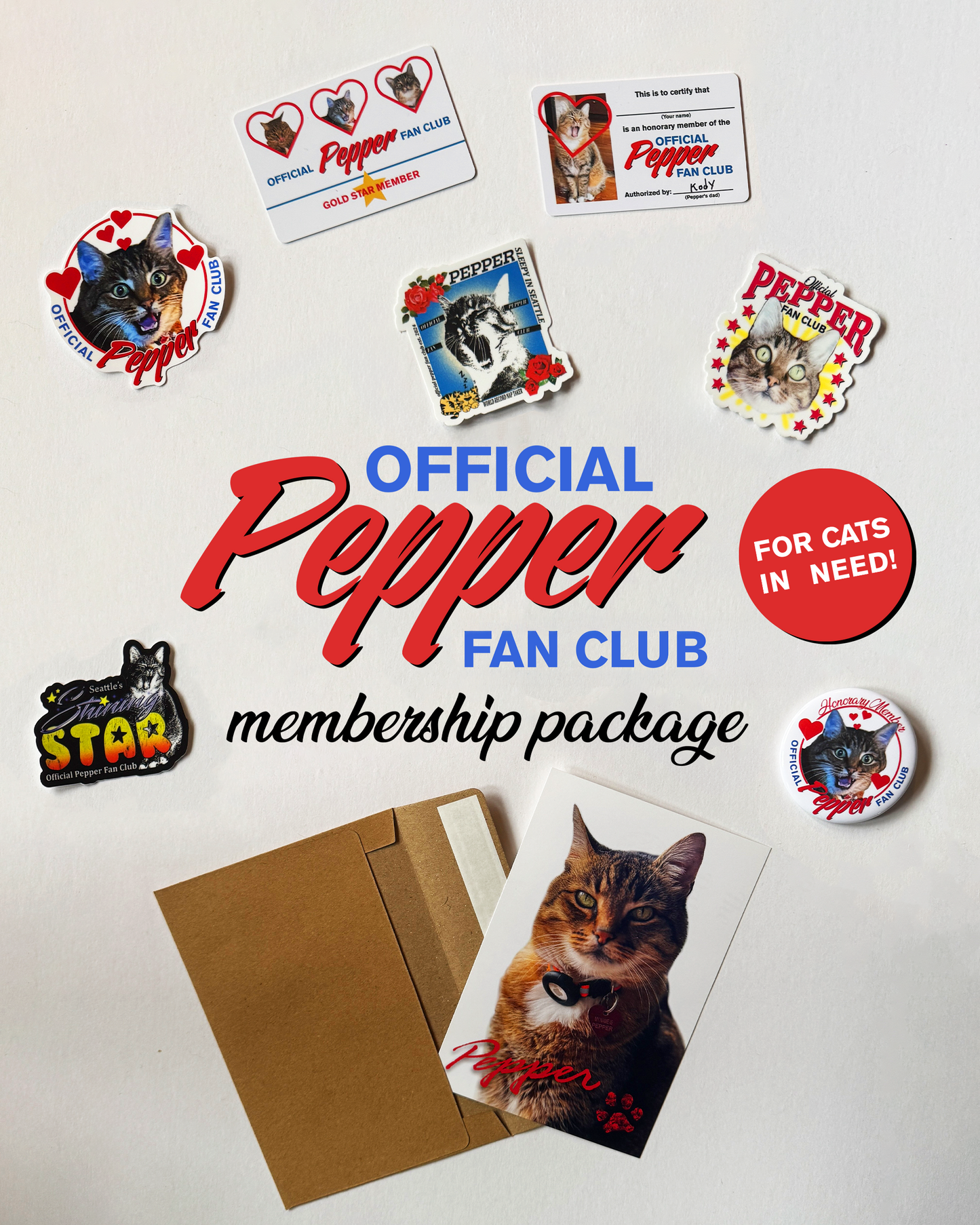 Pepper Fan Club Membership Package