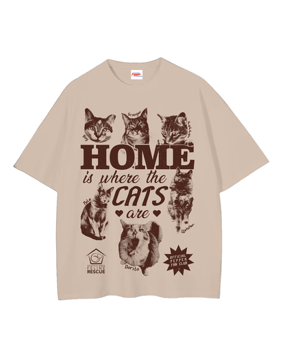 SAFe Rescue 'Home' T-Shirt (Heather Grey // Sand)