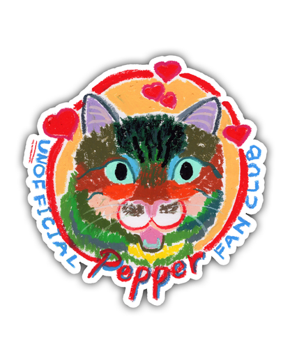 Official Pepper Fan Club Stickers