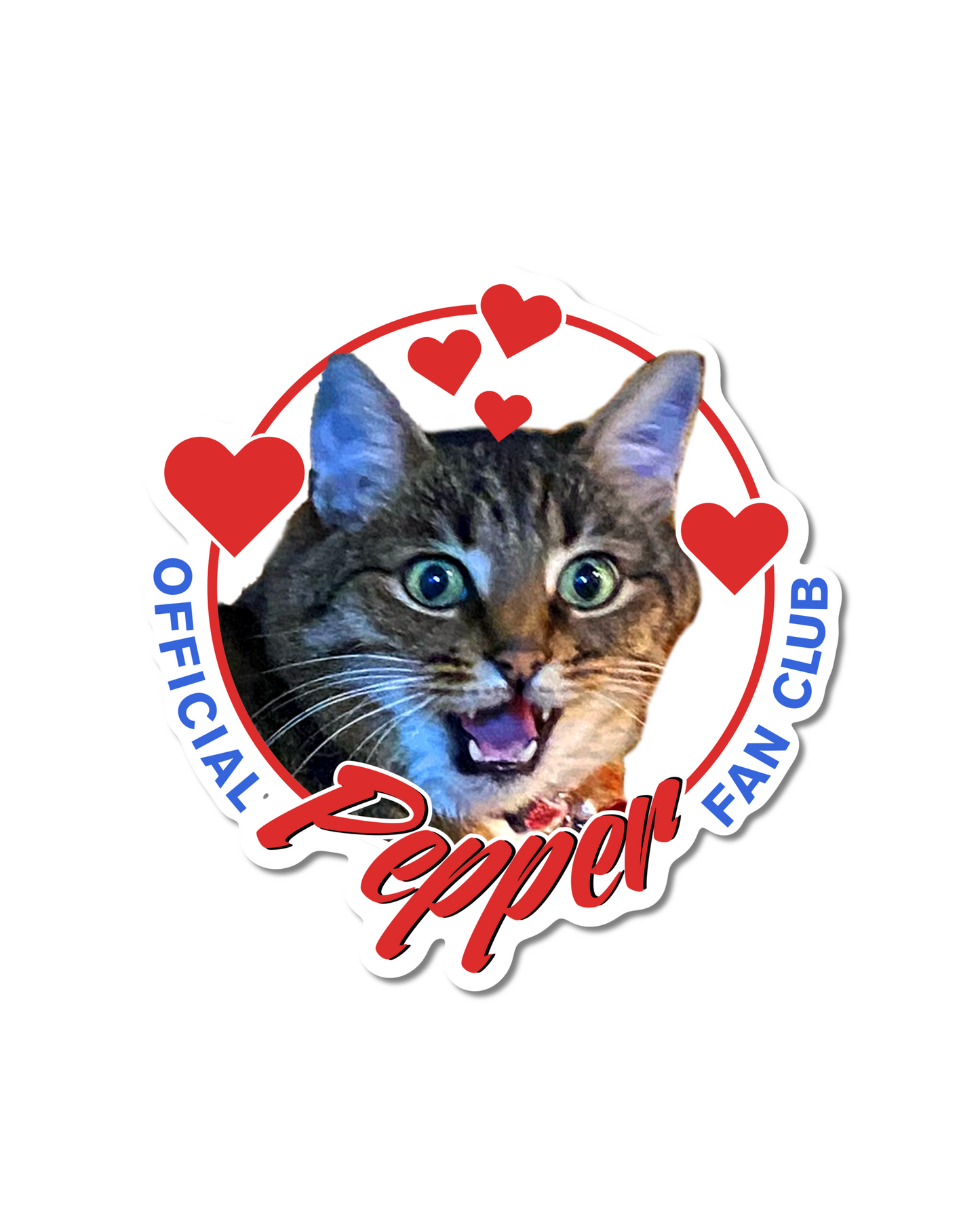 Pepper Fan Club Stickers