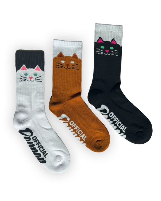'Feline Faces' Socks Collection