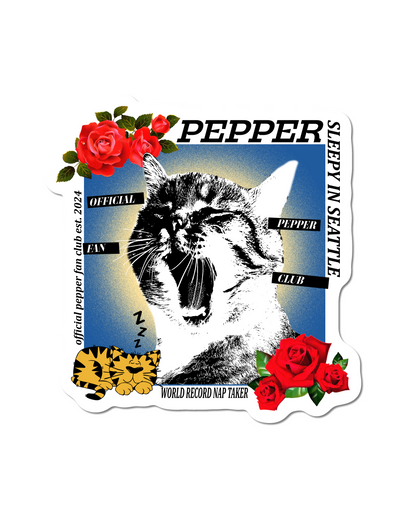 Pepper Fan Club Stickers